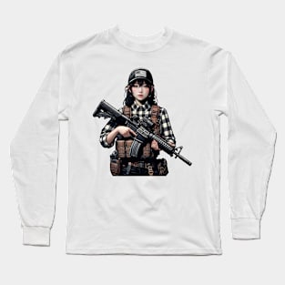 Tactical Girl Long Sleeve T-Shirt